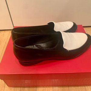 KENNETH COLE HUDSON Color-blocked Leather Loafers, Size 6.5